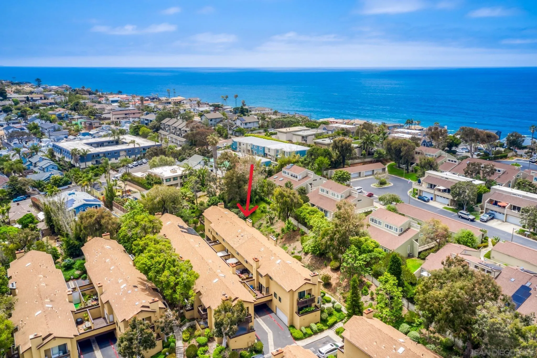1680 North Coast Highway 101, Unit 30 Encinitas, CA 92024 - Photo 35 of 41 an aerial view of multiple house