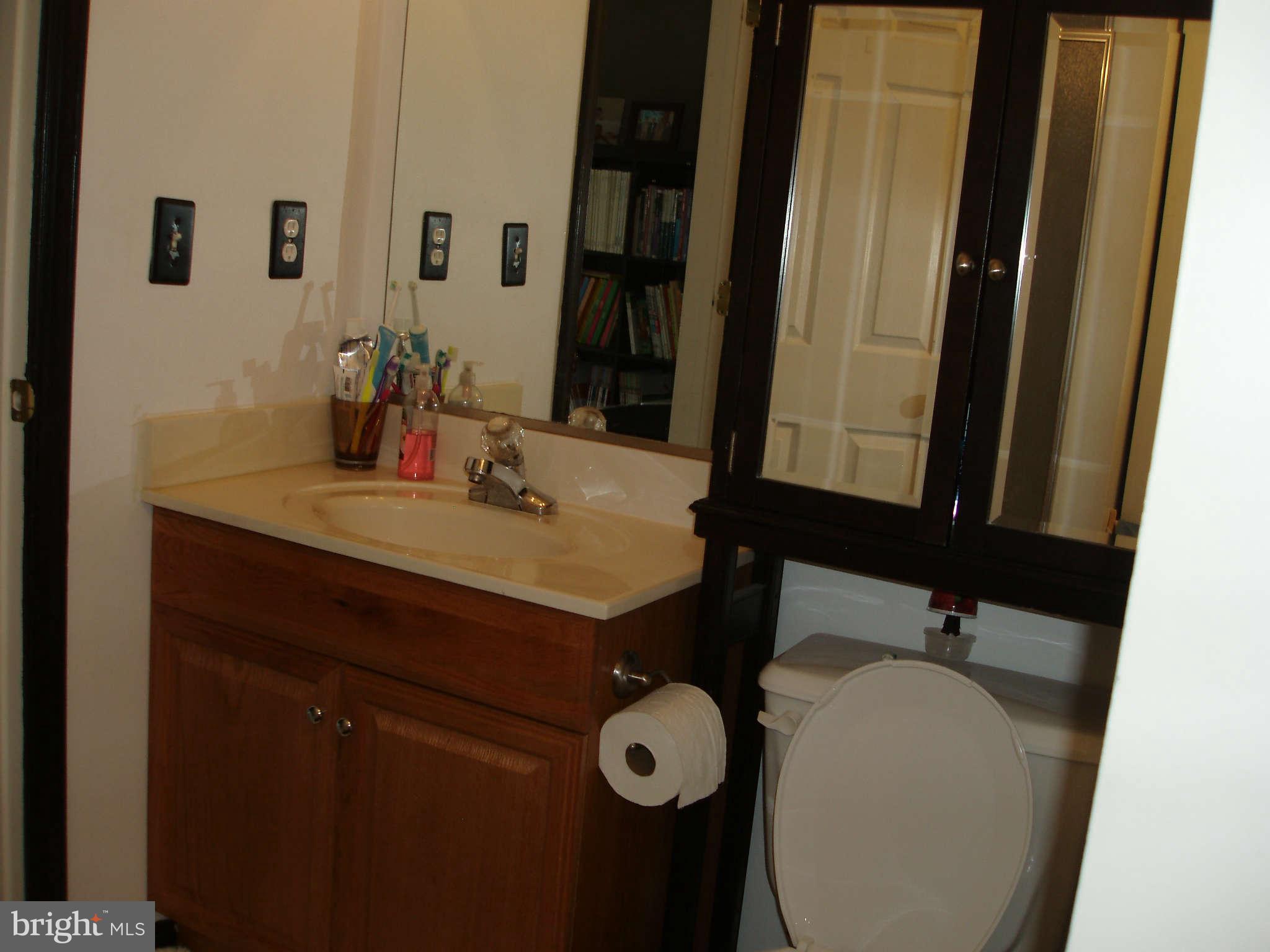 1049 Gardenview Loop, Unit 301 Woodbridge, VA 22191 - Photo 7 of 16 a bathroom with a sink vanity and a mirror