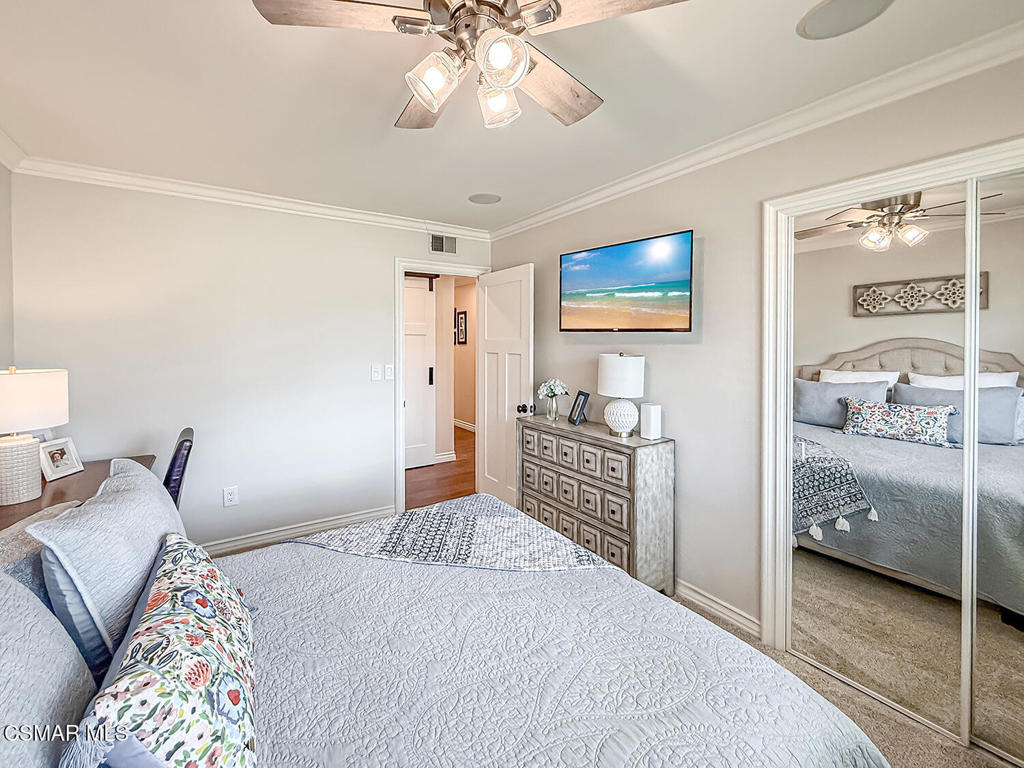 3116 Lori Circle Simi Valley, CA 93063 - Photo 28 of 74 a bedroom with a bed and a view of bedroom
