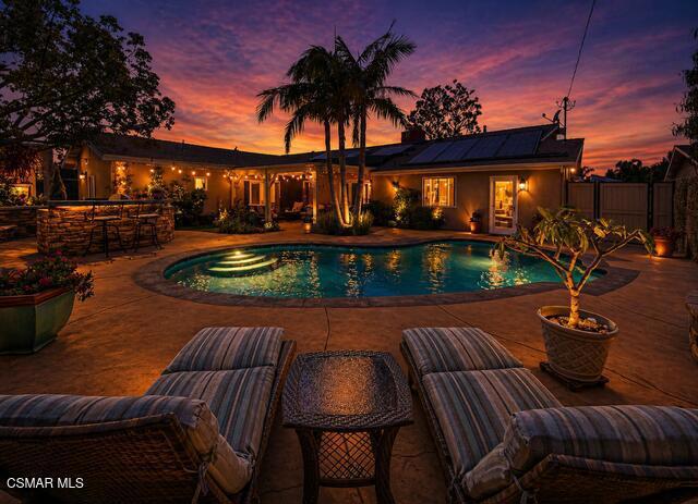 3116 Lori Circle Simi Valley, CA 93063 - Photo 74 of 74 a view of swimming pool outdoor seating and city view