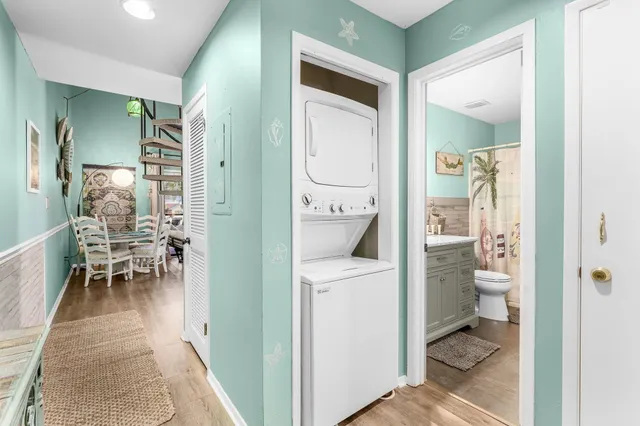 a view of living room and dining room