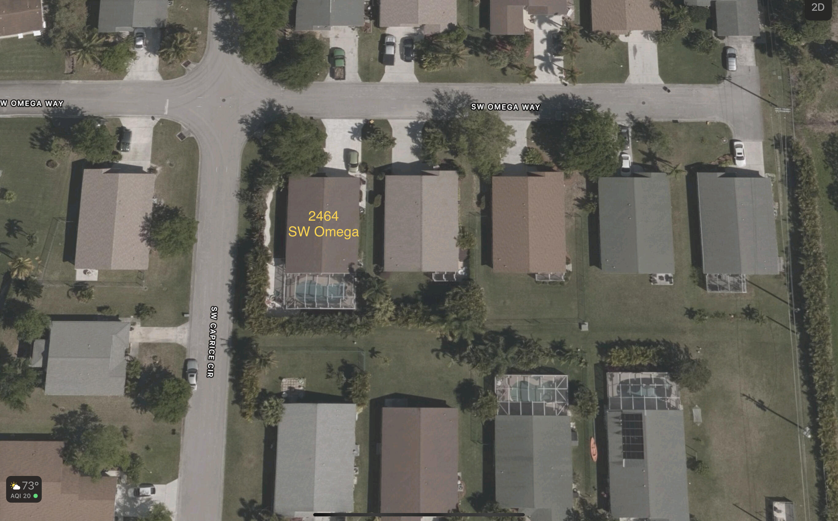 2464 Southwest Omega Way Stuart, FL 34997 - Photo 42 of 70 Aerial of Home