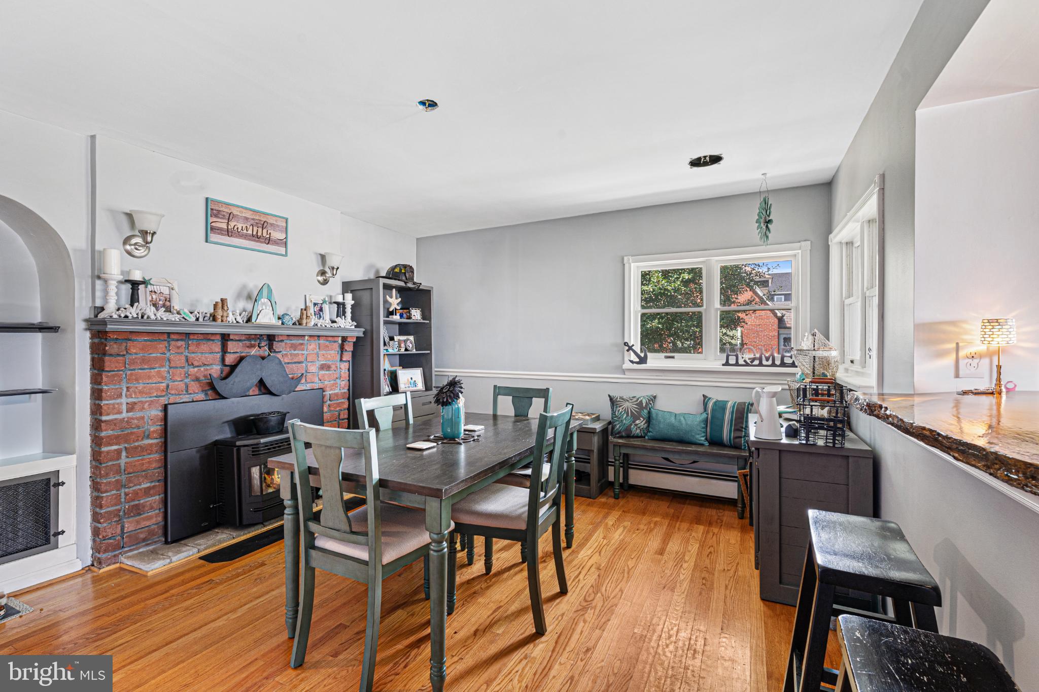 7118 River Drive Road Sparrows Point, MD 21219 - Photo 13 of 52 Charming dining area with warm wood accents.