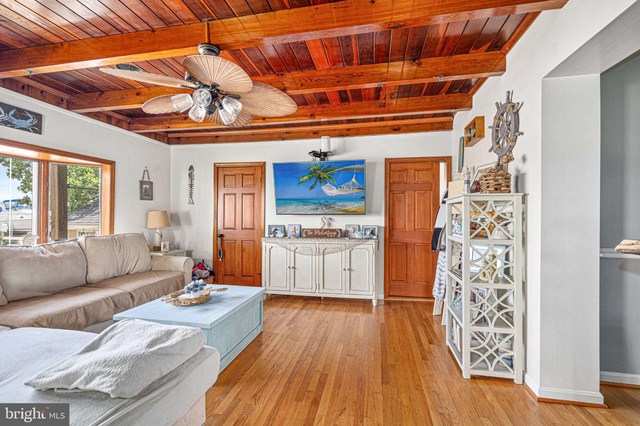 7118 River Drive Road Sparrows Point, MD 21219 - Photo 16 of 52 Cozy living space with warm wooden accents.