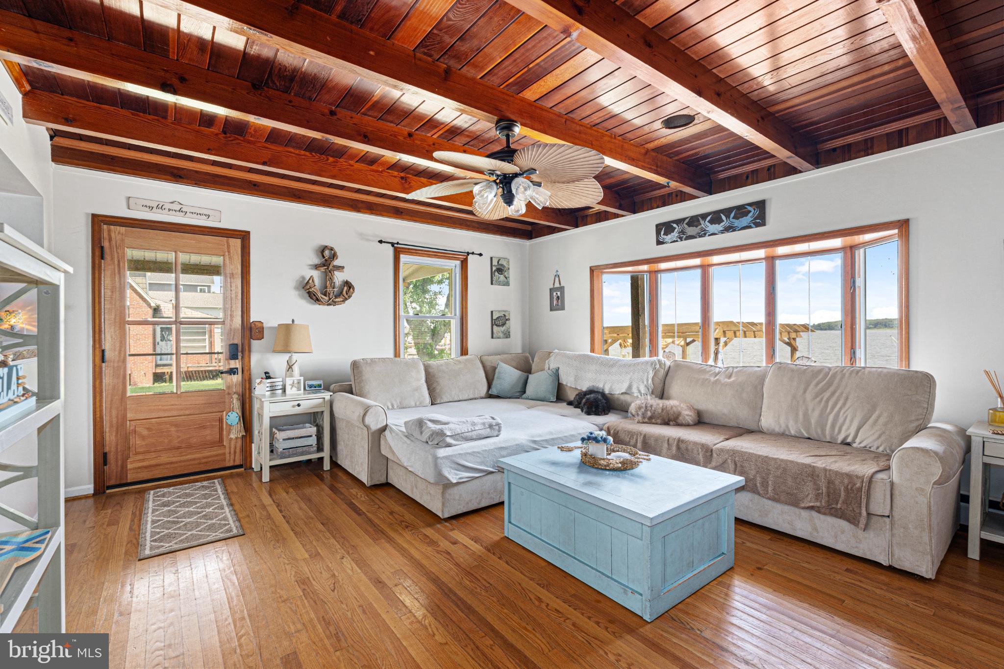 7118 River Drive Road Sparrows Point, MD 21219 - Photo 20 of 52 Cozy living space with rustic charm.