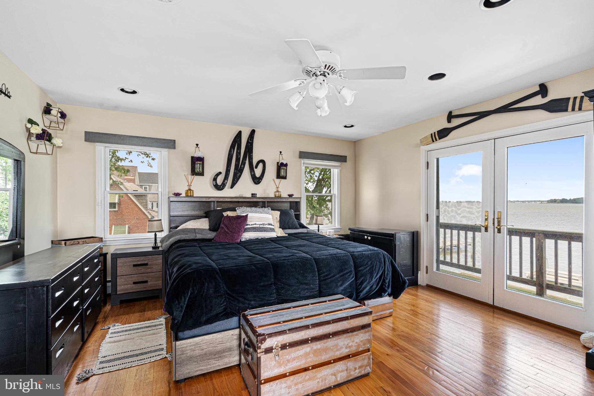7118 River Drive Road Sparrows Point, MD 21219 - Photo 28 of 52 Serene waterfront bedroom retreat.
