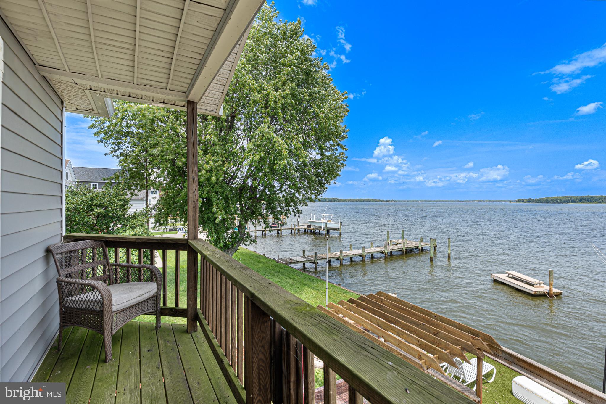 7118 River Drive Road Sparrows Point, MD 21219 - Photo 34 of 52 Water views from the primary bedroom.