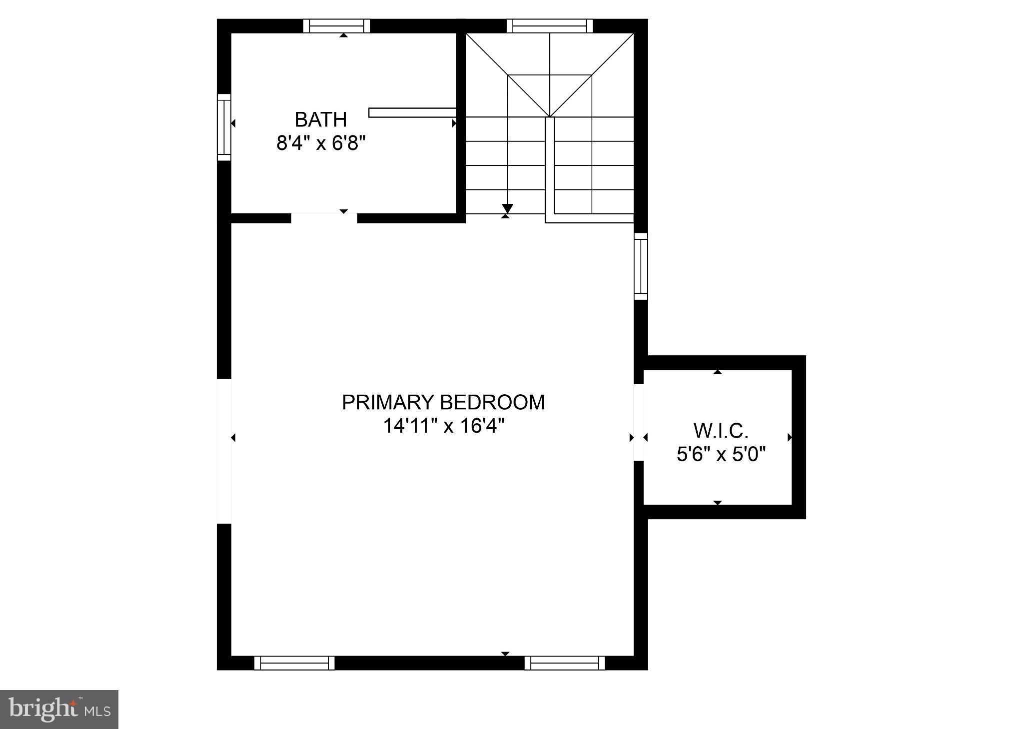 7118 River Drive Road Sparrows Point, MD 21219 - Photo 47 of 52 Spacious primary bedroom layout design.