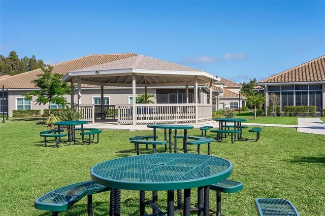 a view of an outdoor space and a yard