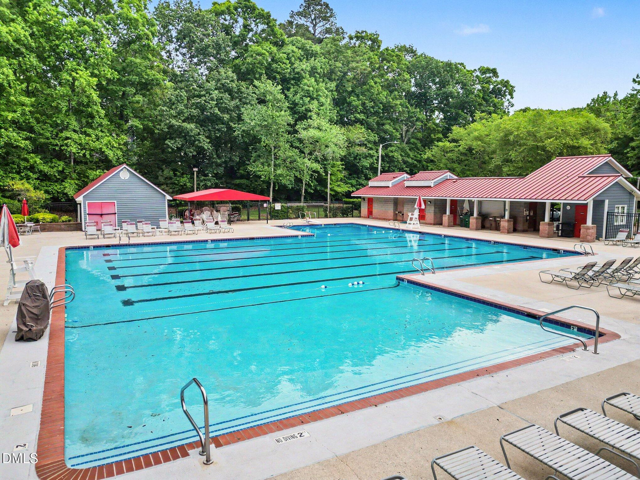 103 Leckford Way Cary, NC 27513 - Photo 47 of 49 swimming pool view with a seating space