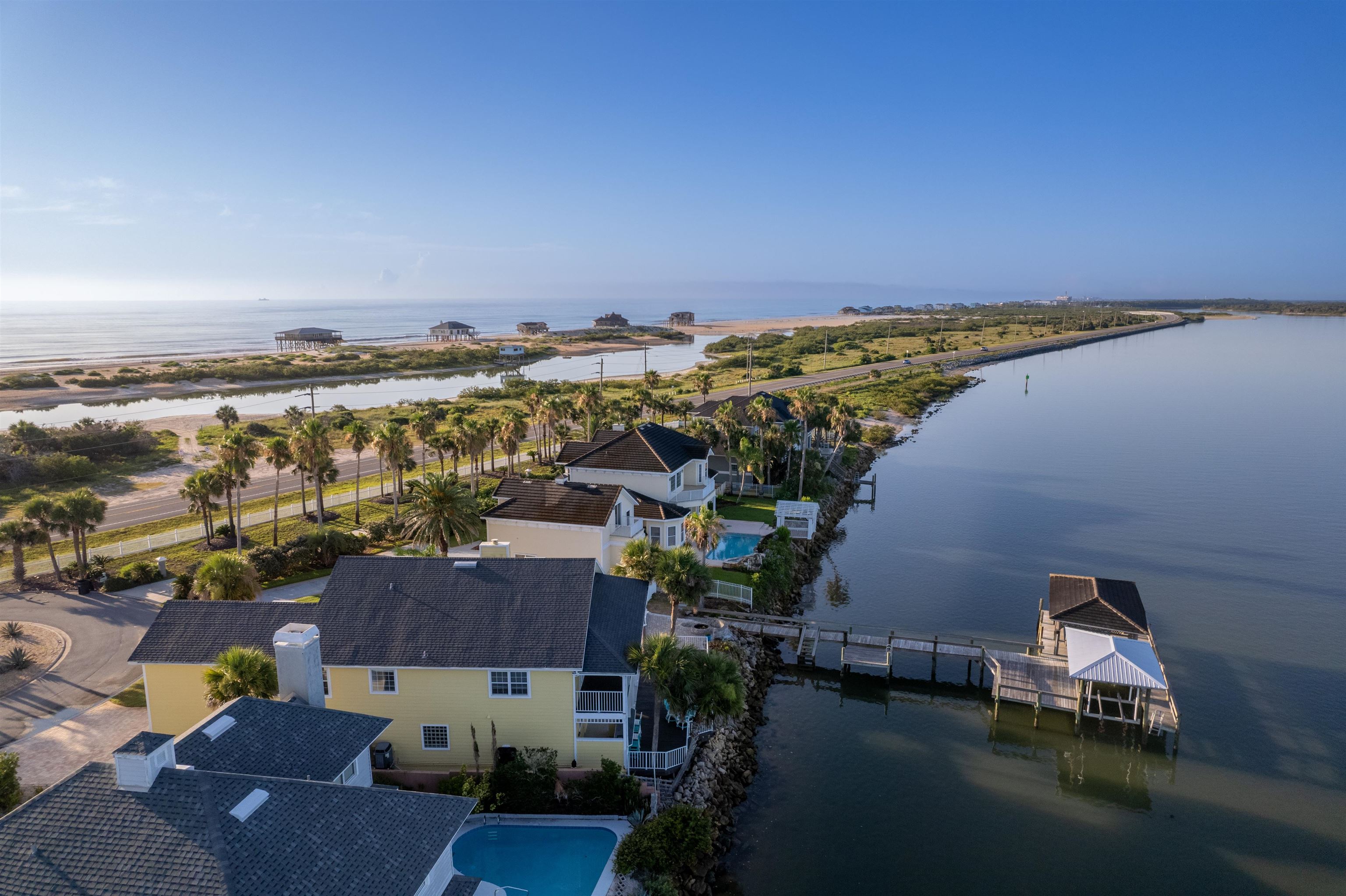 9277 July Lane St. Augustine, FL 32080 - Photo 9 of 72 a view of a city with ocean view