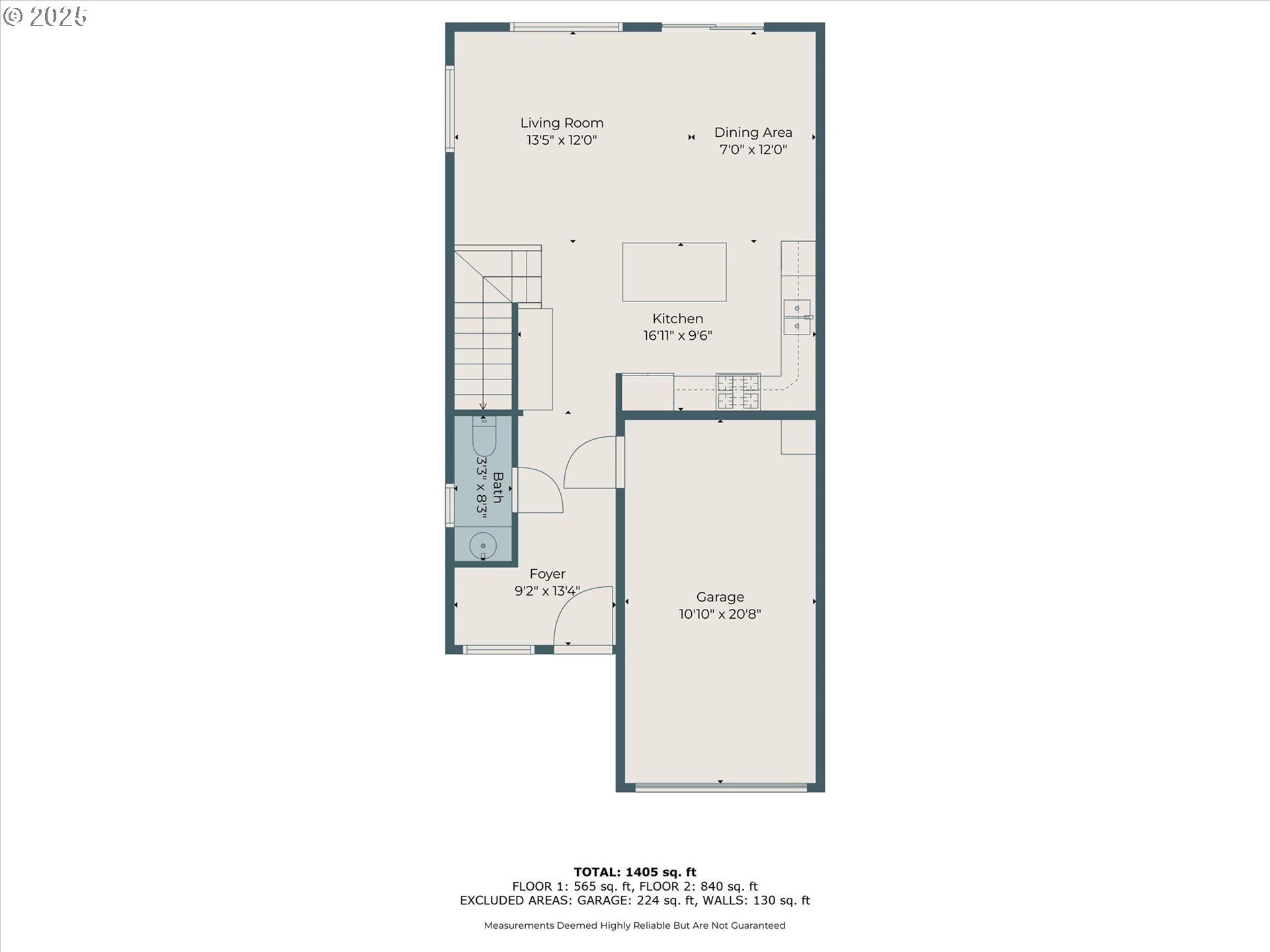 565 Baker Street Baker City, OR 97814 - Photo 33 of 36 a picture of a floor plan