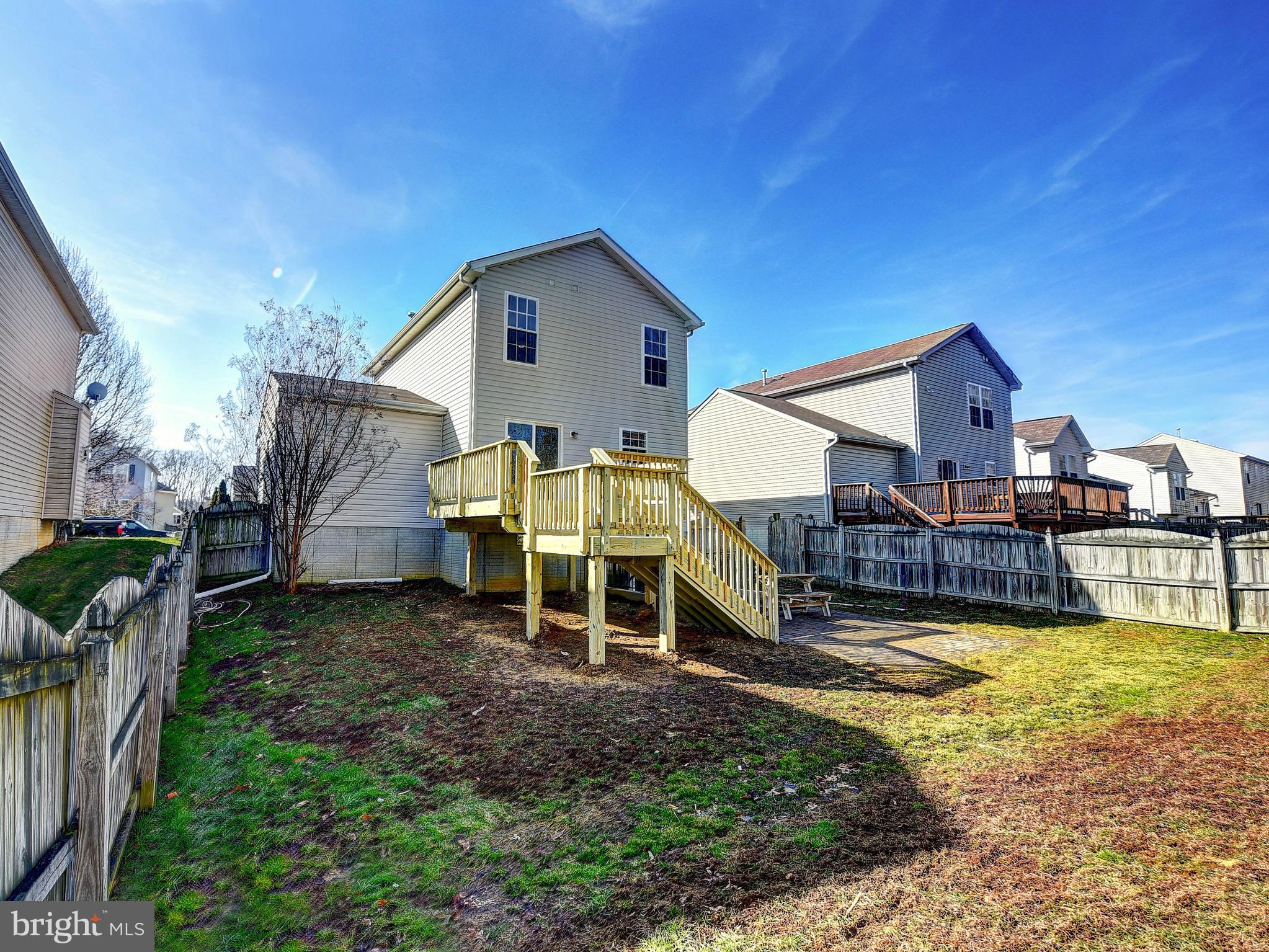 2832 Profitt Path Edgewood, MD 21040 - Photo 2 of 31 Back yard with Brand New Deck, Fenced Rear Yard