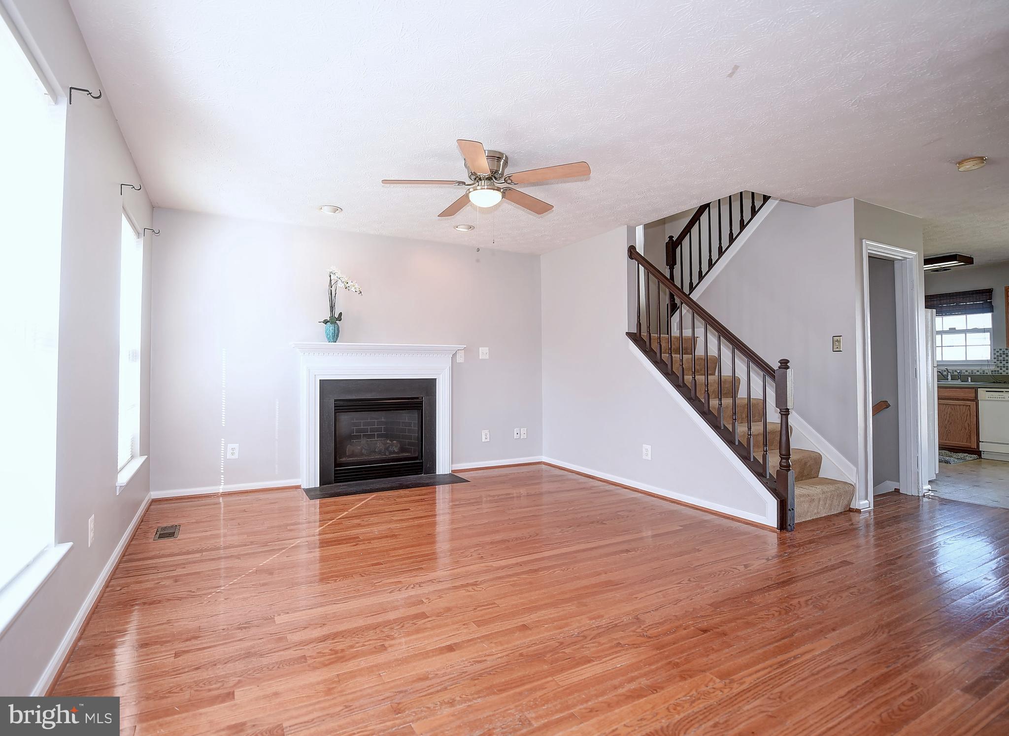 2832 Profitt Path Edgewood, MD 21040 - Photo 3 of 31 Hardwoods in Living Room with Gas Fireplace