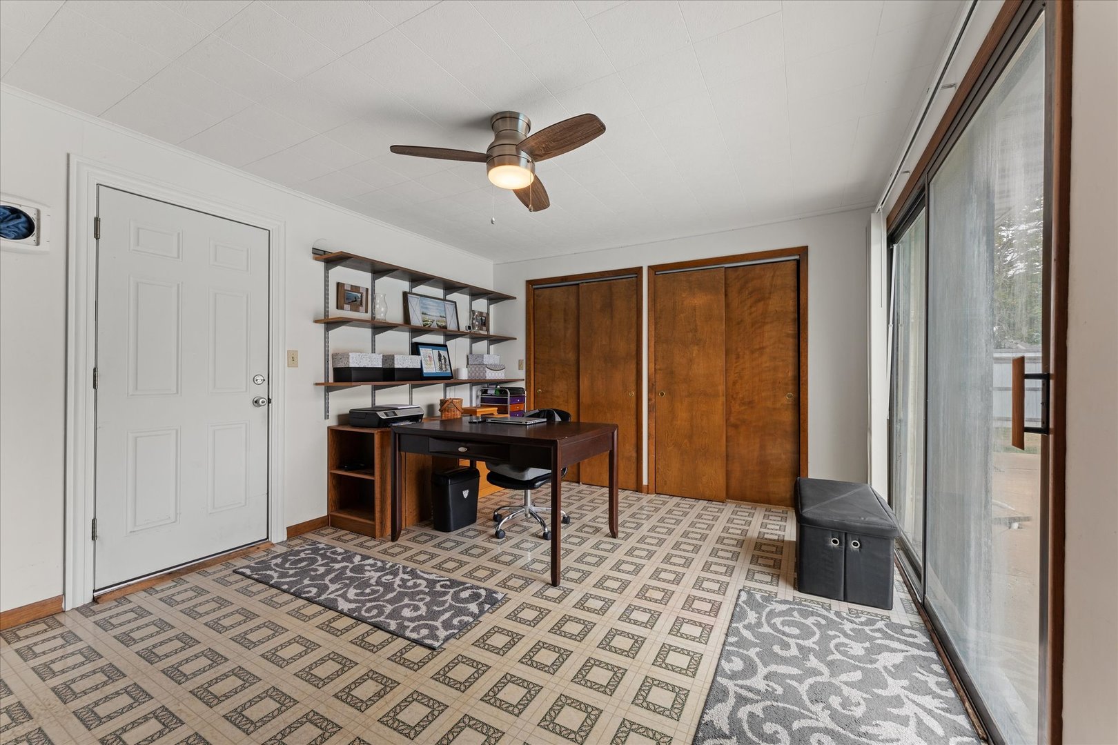 102 North Condit Street Tolono, IL 61880 - Photo 13 of 35 a bedroom with a bed and a window