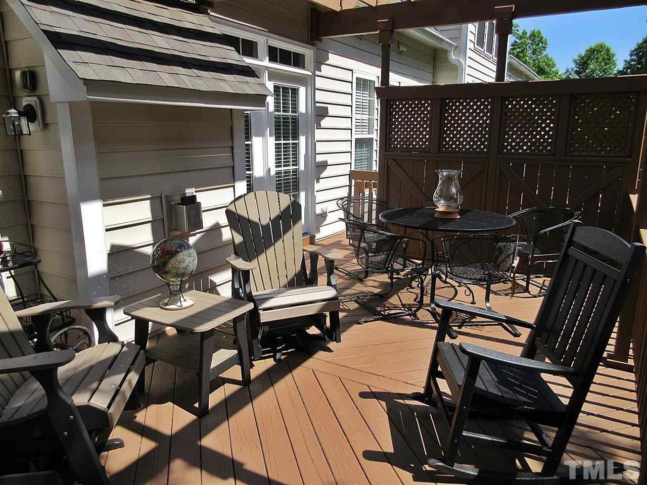 3920 Sunset Maple Court Raleigh, NC 27612 - Photo 21 of 30 Deck is accessible from Inside and Outside.
