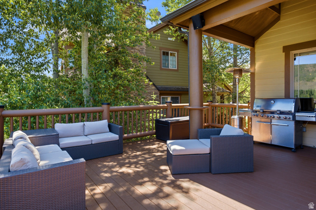 3148 Lower Saddleback Road Park City, UT 84098 - Photo 24 of 67 Expansive outdoor deck featuring wood-finish flooring and a wood railing system