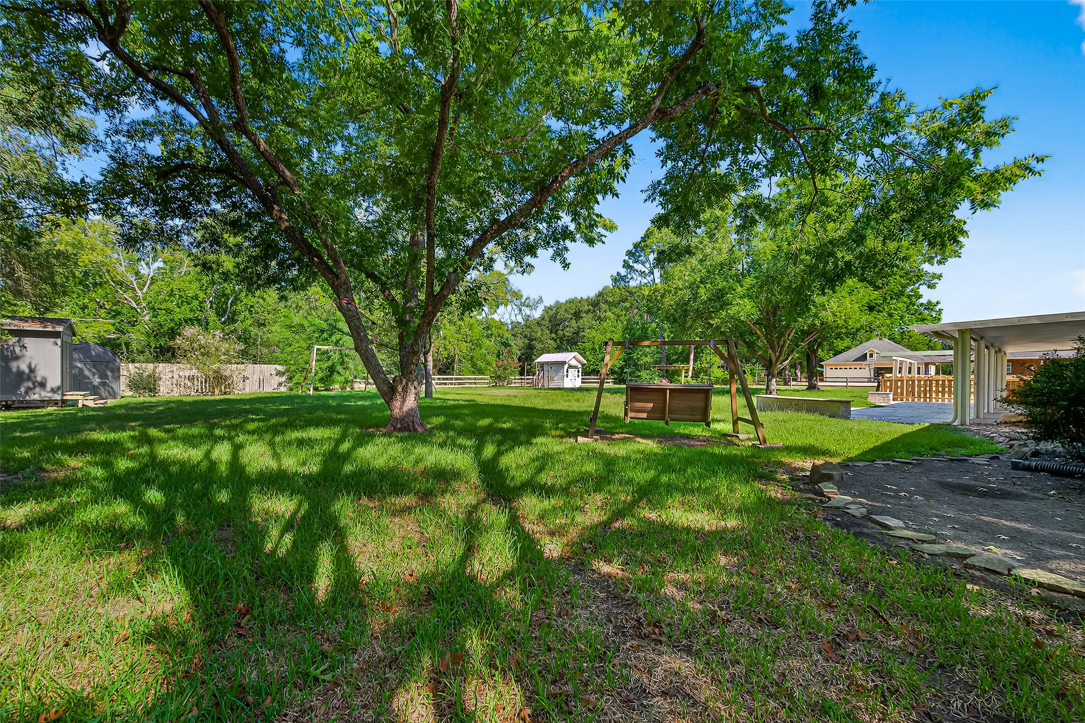 3115 Eula Morgan Road Katy, TX 77493 - Photo 33 of 36 a green field with lots of trees