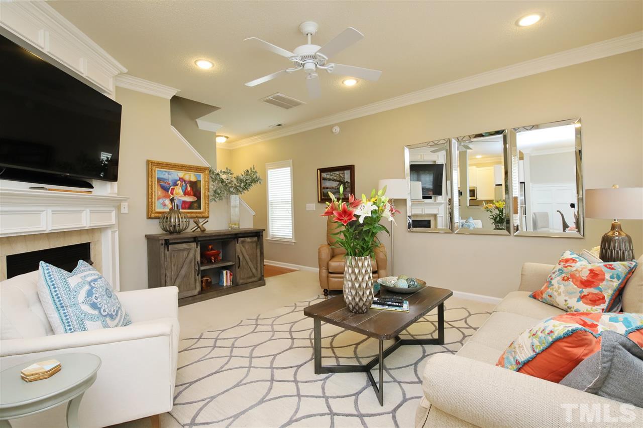 2412 Pumpkin Ridge Way Raleigh, NC 27604 - Photo 30 of 30 Open floor plan living room, lots of light