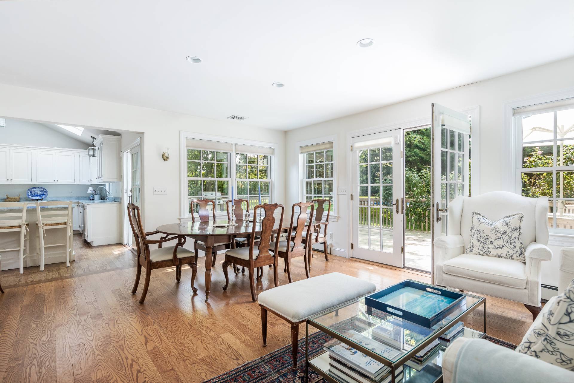 24 Audubon Avenue Bridgehampton, NY 11932 - Photo 6 of 13 a view of a dining room with furniture and wooden floor