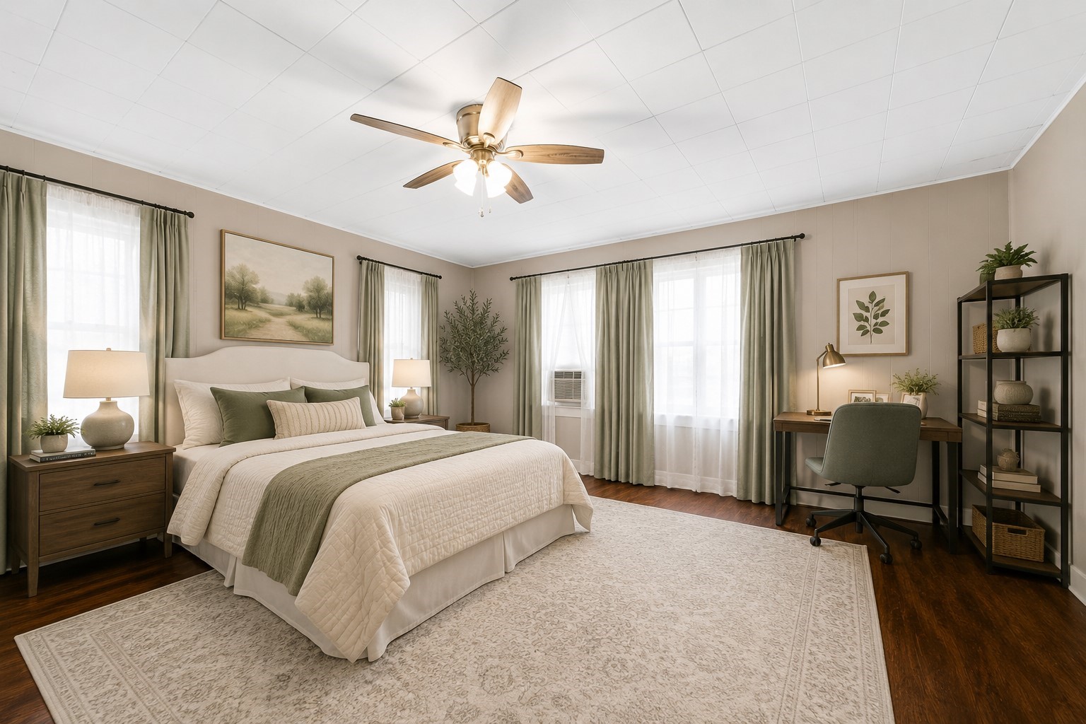 1302 20th Street Huntsville, TX 77340 - Photo 10 of 26 a bedroom with a large bed and a window