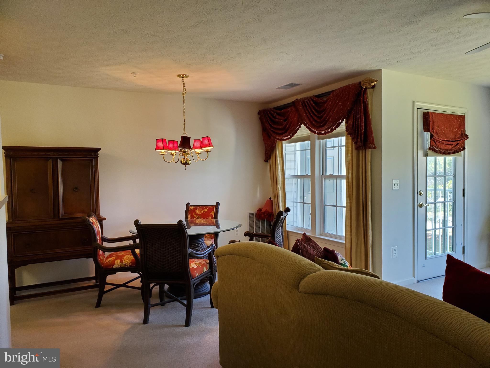 9600 Haven Farm Road, Unit F Perry Hall, MD 21128 - Photo 14 of 36 Dining/Living Window and Door to Balcony