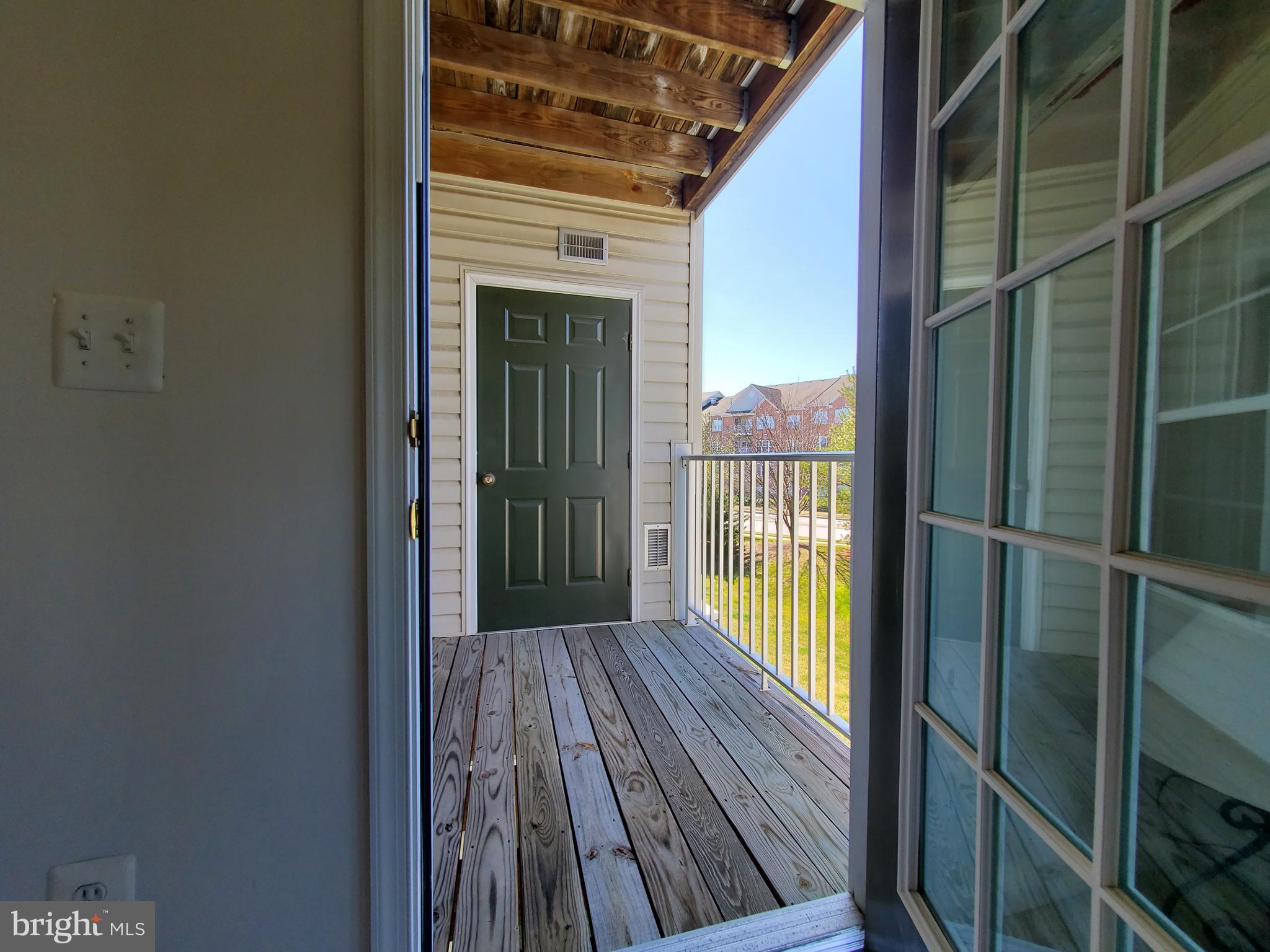 9600 Haven Farm Road, Unit F Perry Hall, MD 21128 - Photo 29 of 36 Covered Balcony with Utility/Storage Closet