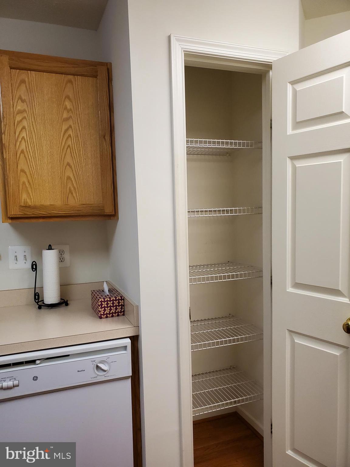 9600 Haven Farm Road, Unit F Perry Hall, MD 21128 - Photo 10 of 36 Shelved Kitchen Pantry