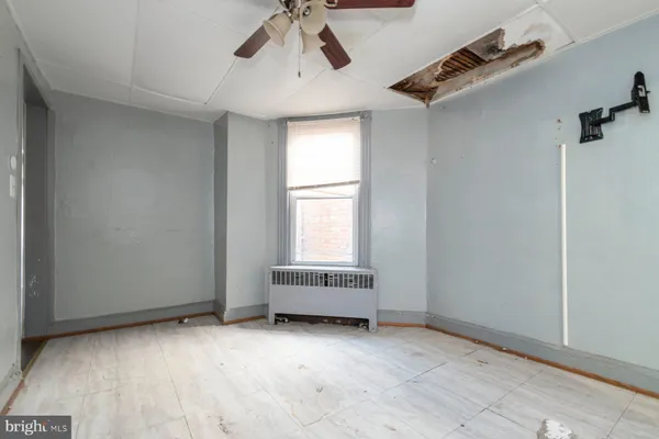 a view of an empty room
