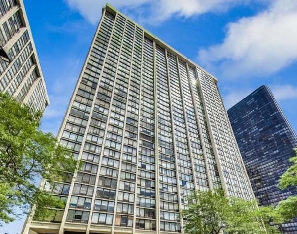 a front view of a building