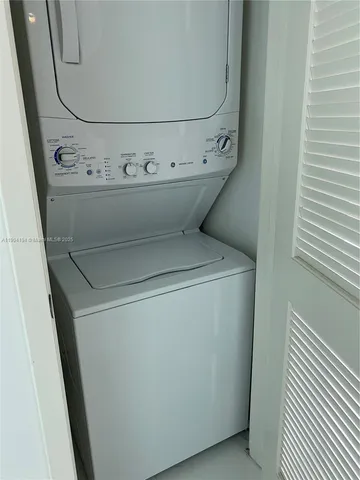 a view of a balcony with city view