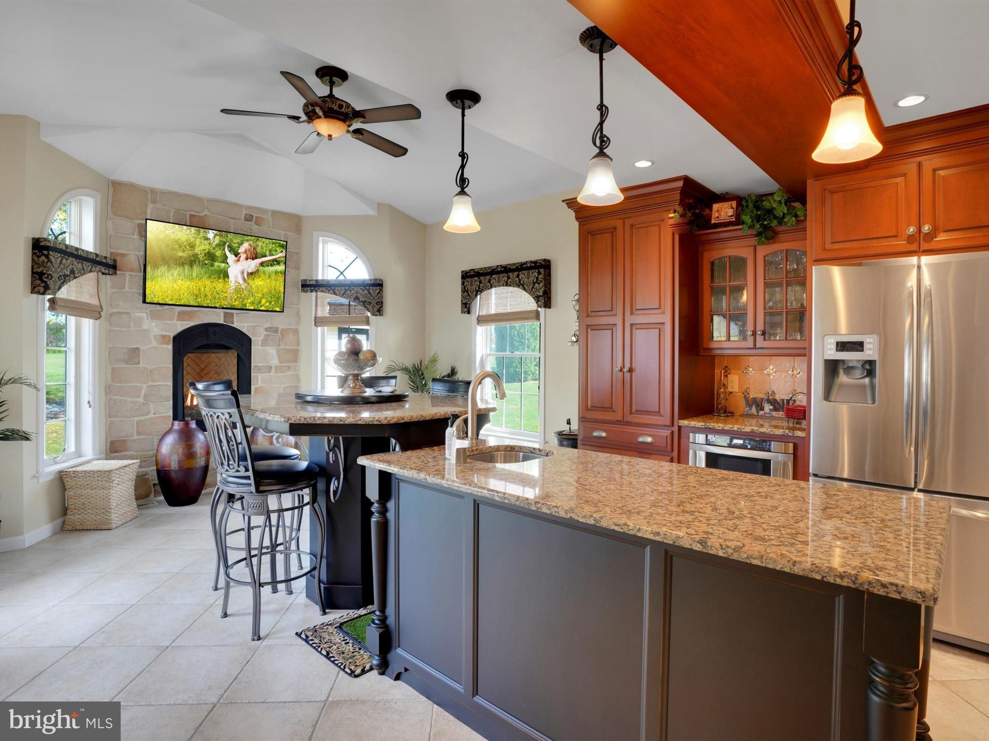 467 Old Farm Road Palmyra, PA 17078 - Photo 7 of 27 Island with Wine Fridge