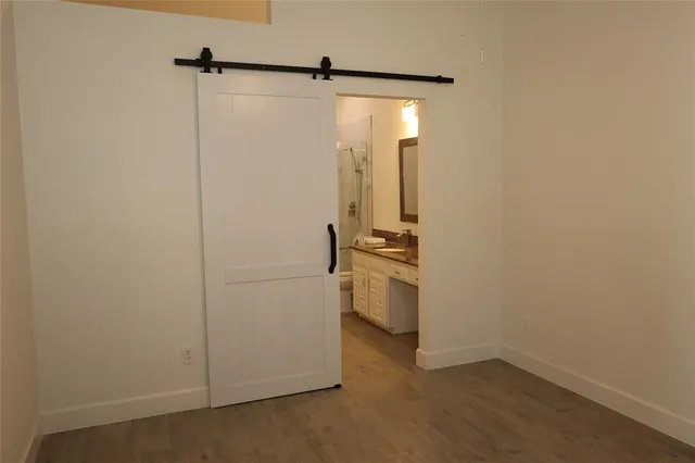 a view of a bathroom with a shower