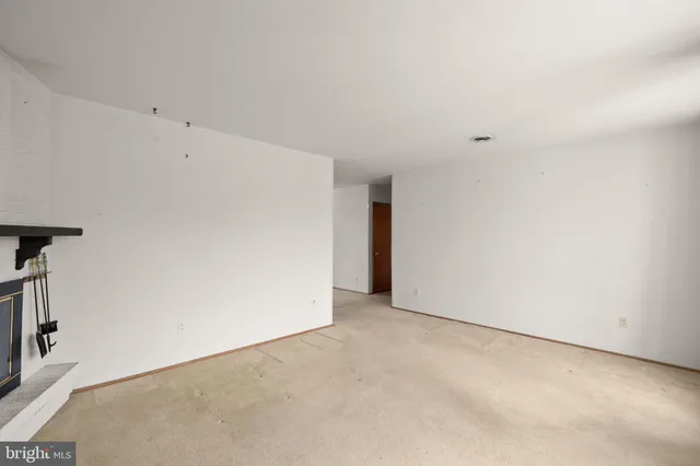 a view of an empty room