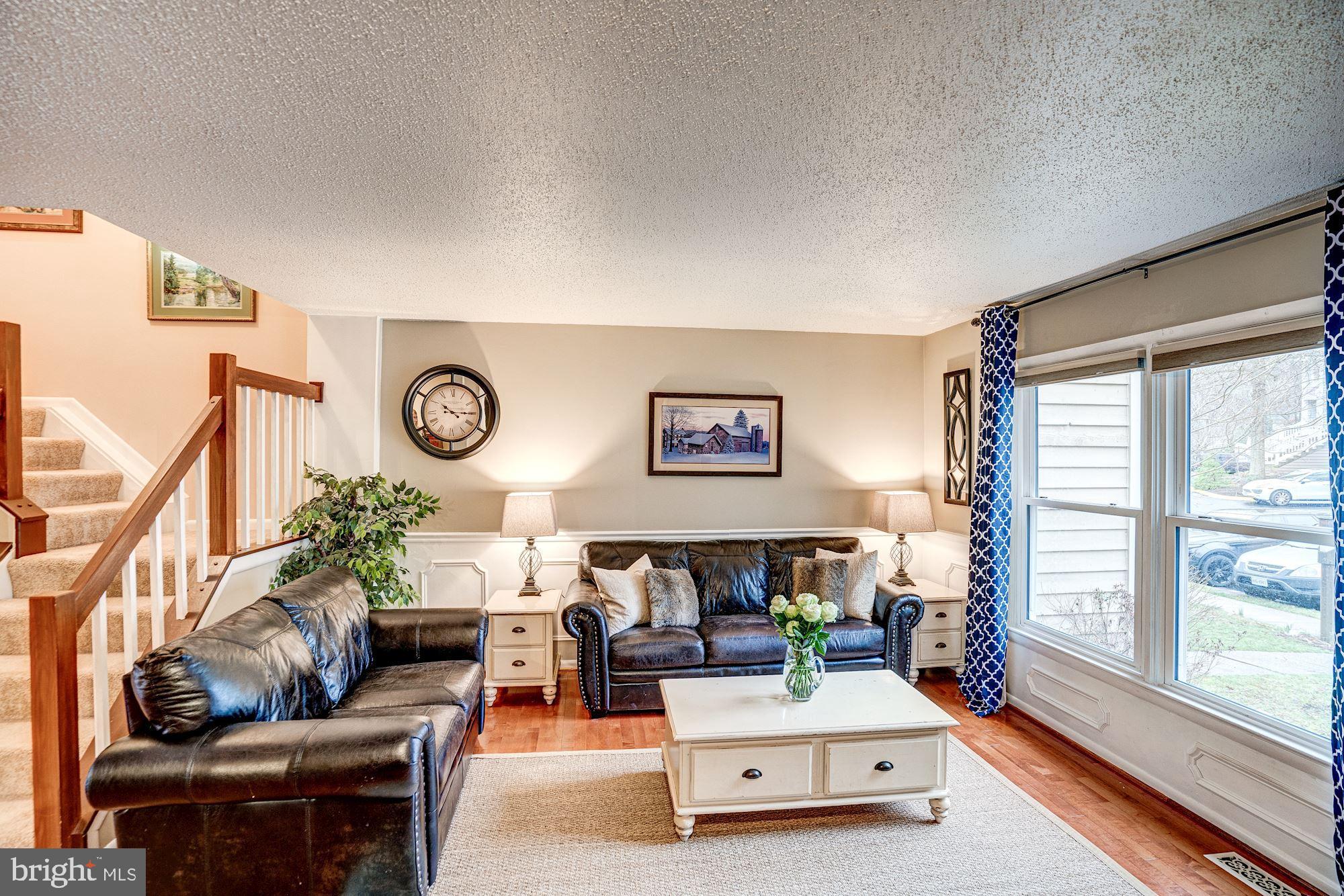 1614 Oak Spring Way Reston, VA 20190 - Photo 7 of 85 Living Room - Big Windows Allow in Lots of Sun!