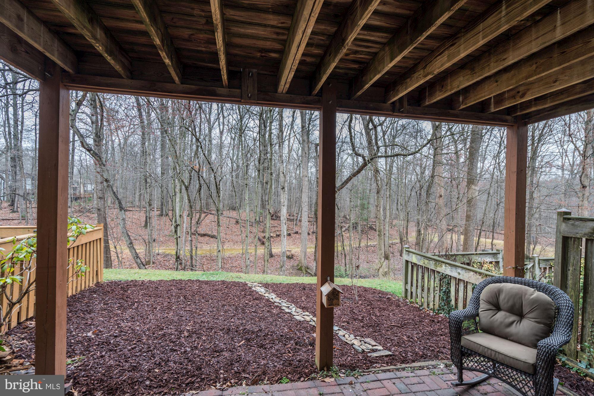 1614 Oak Spring Way Reston, VA 20190 - Photo 75 of 85 View from Patio - So Serene & Peaceful!