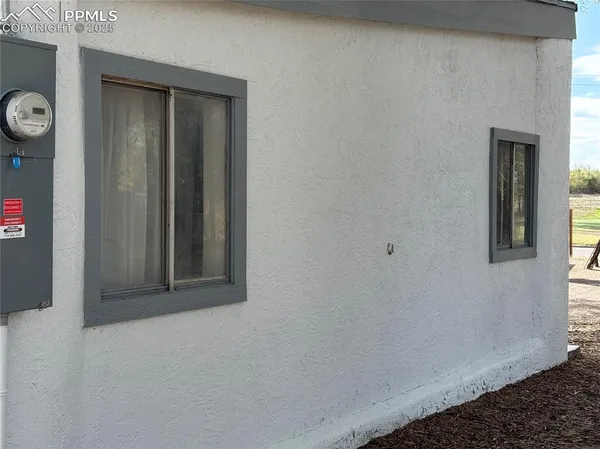 a view of a house with a outdoor space