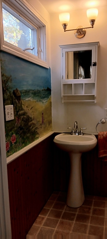 58 Oak Street Boston, MA 02136 - Photo 14 of 26 a bathroom with a sink and mirror