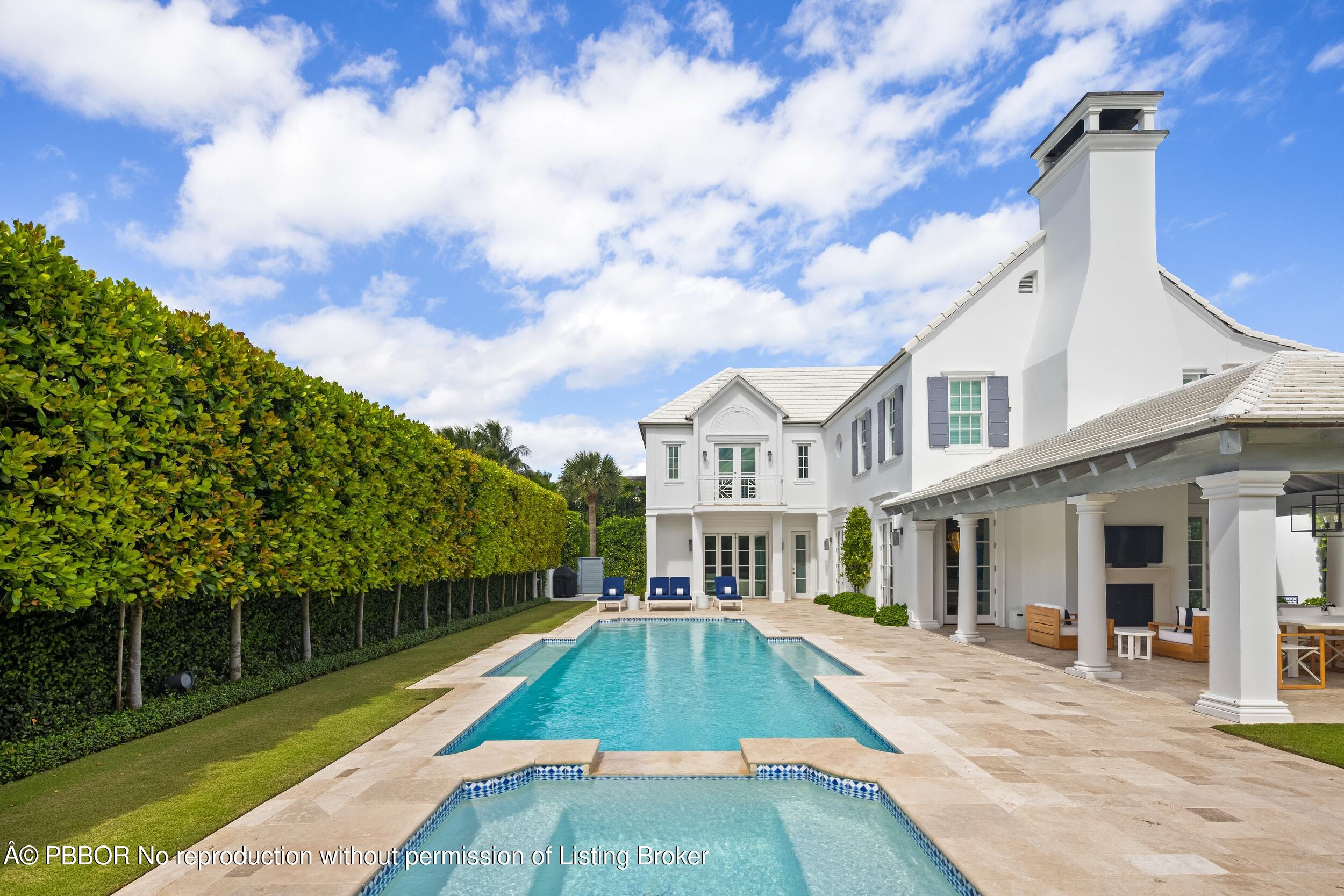 201 Banyan Road Palm Beach, FL 33480 - Photo 36 of 42 a view of a house with a swimming pool