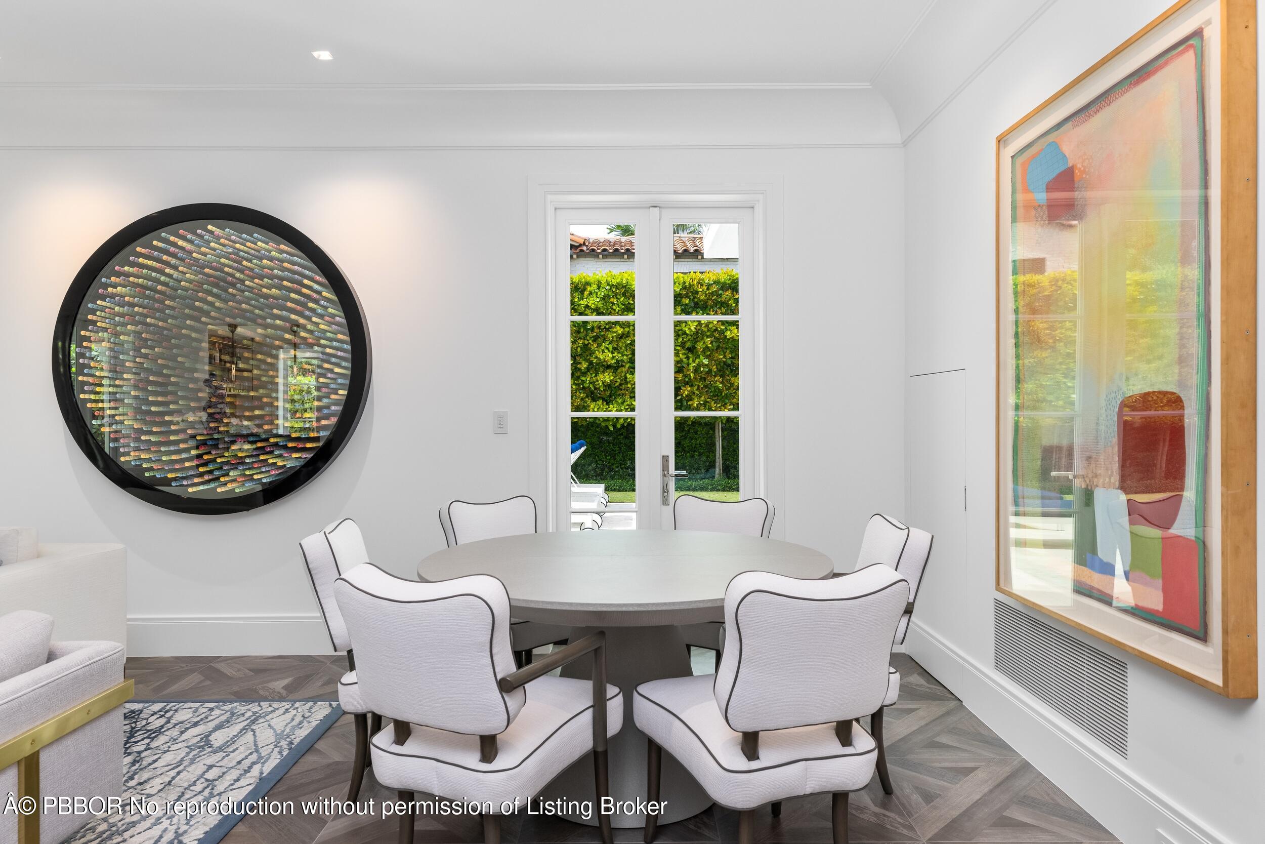 201 Banyan Road Palm Beach, FL 33480 - Photo 6 of 42 a view of a dining room with furniture window and outside view