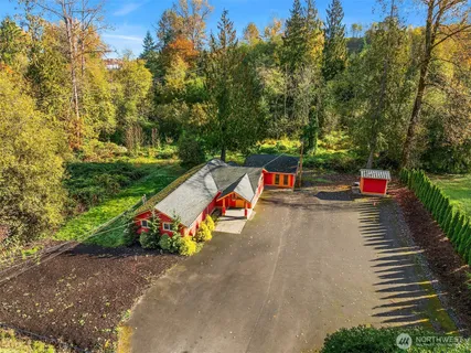 a view of outdoor space with garden and entertaining space