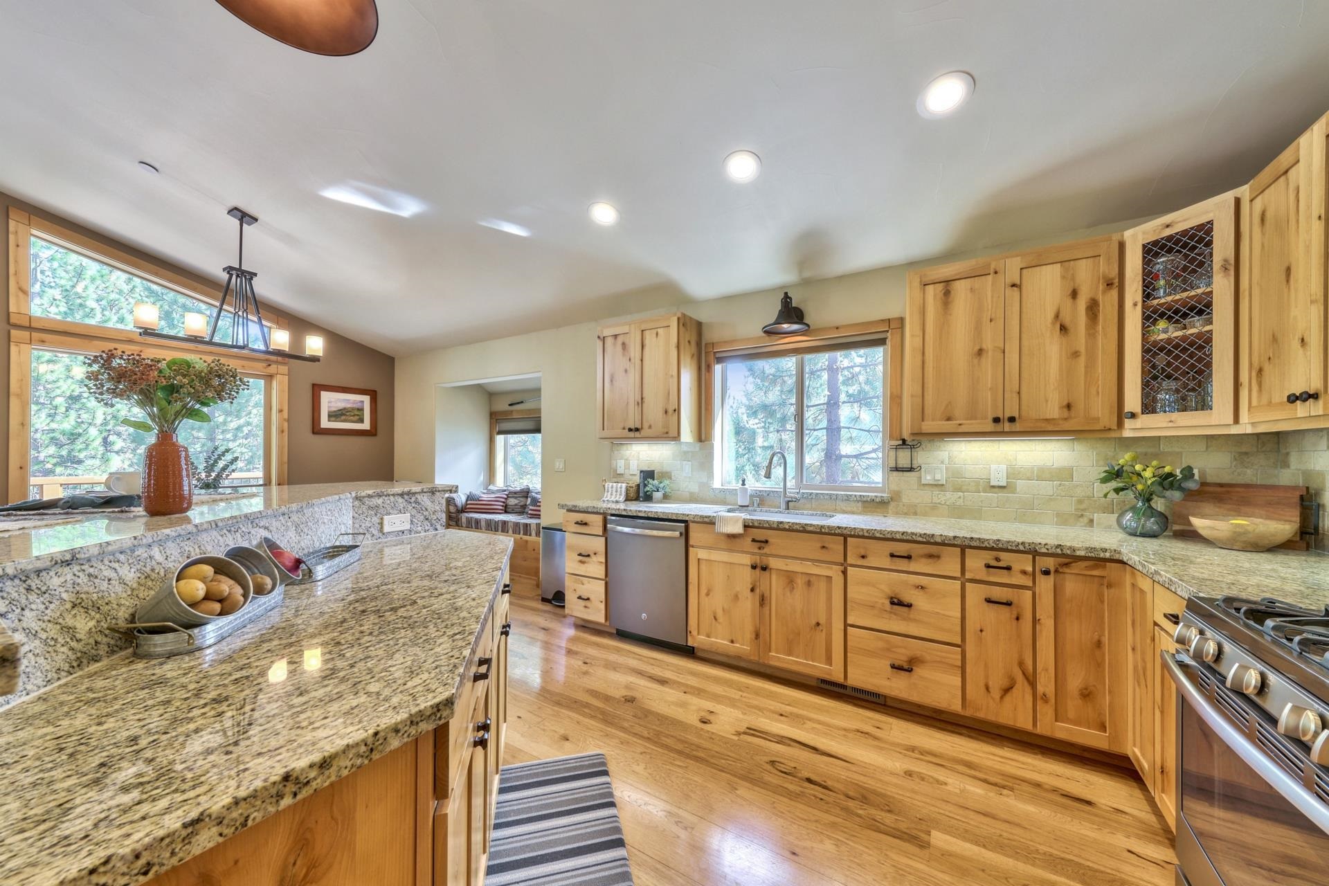 14152 Ski View Loop Truckee, CA 96161 - Photo 11 of 28 a large kitchen with granite countertop lots of counter top space