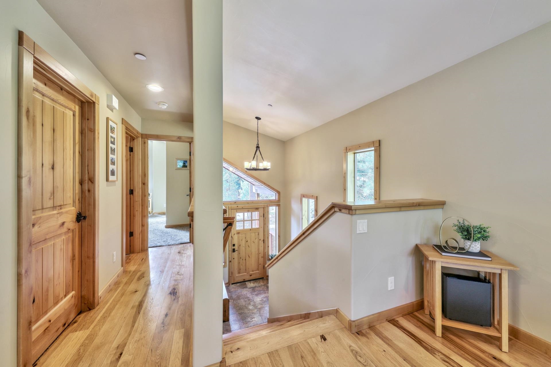 14152 Ski View Loop Truckee, CA 96161 - Photo 18 of 28 a view of a livingroom with wooden floor and stairs