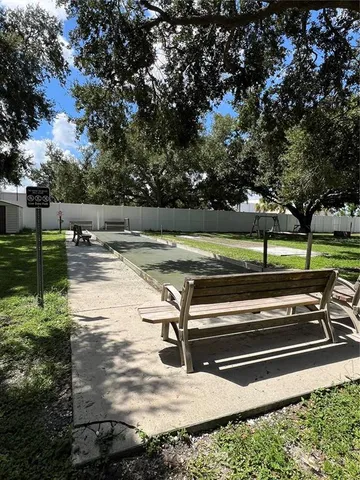 a view of outdoor space with seating area