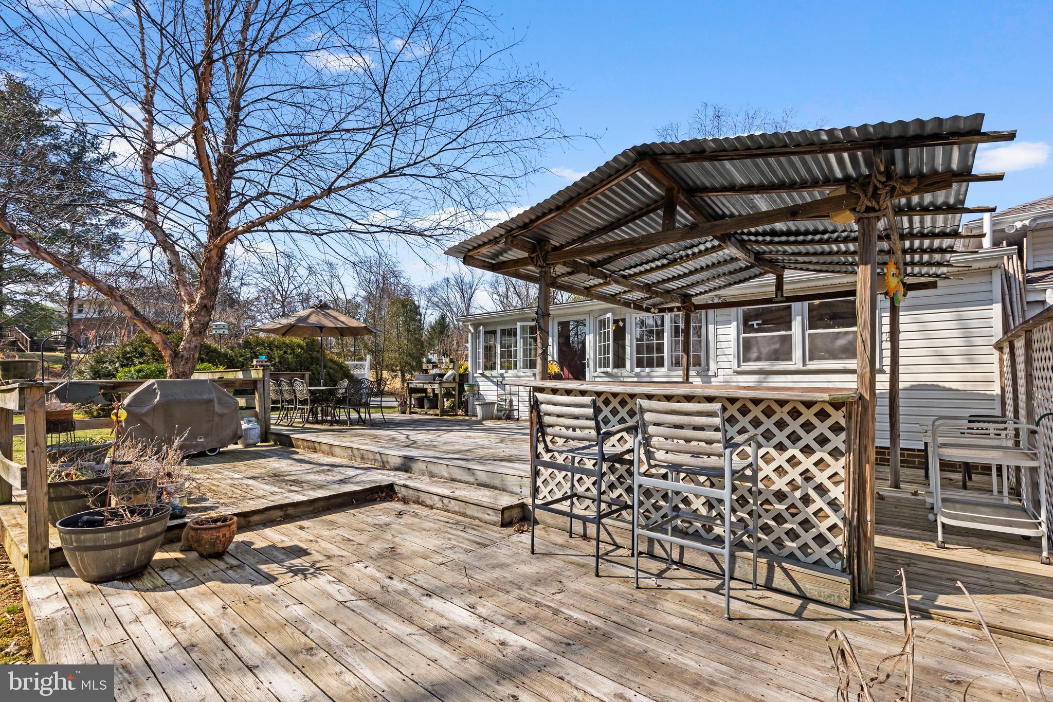 1909 Pot Spring Road Lutherville-Timonium, MD 21093 - Photo 45 of 60 Deck/Tiki bar