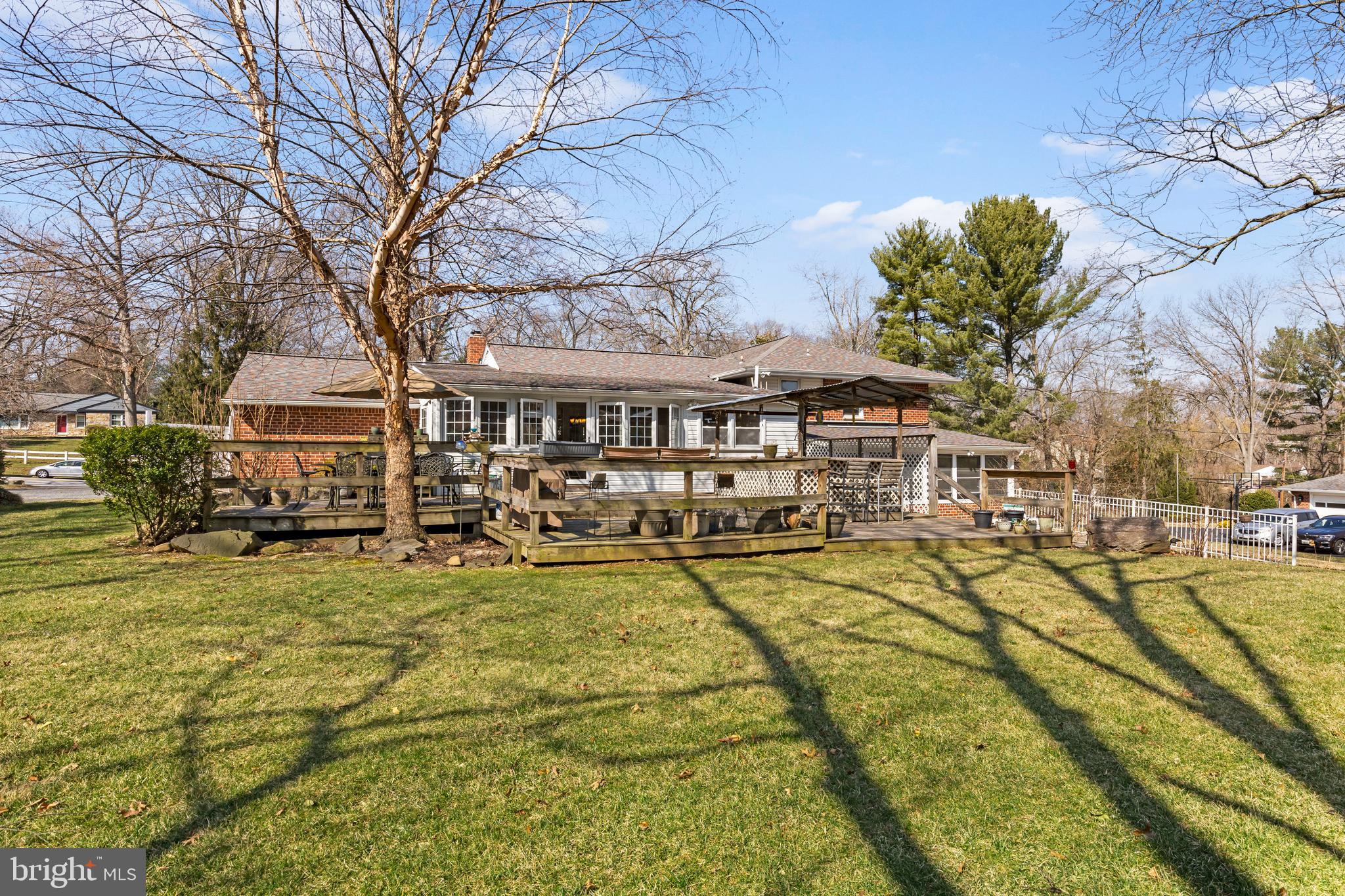 1909 Pot Spring Road Lutherville-Timonium, MD 21093 - Photo 50 of 60 Back of house, 2-tier deck,tiki bar, patio