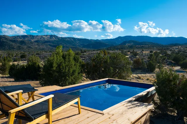 a view of a house with a patio