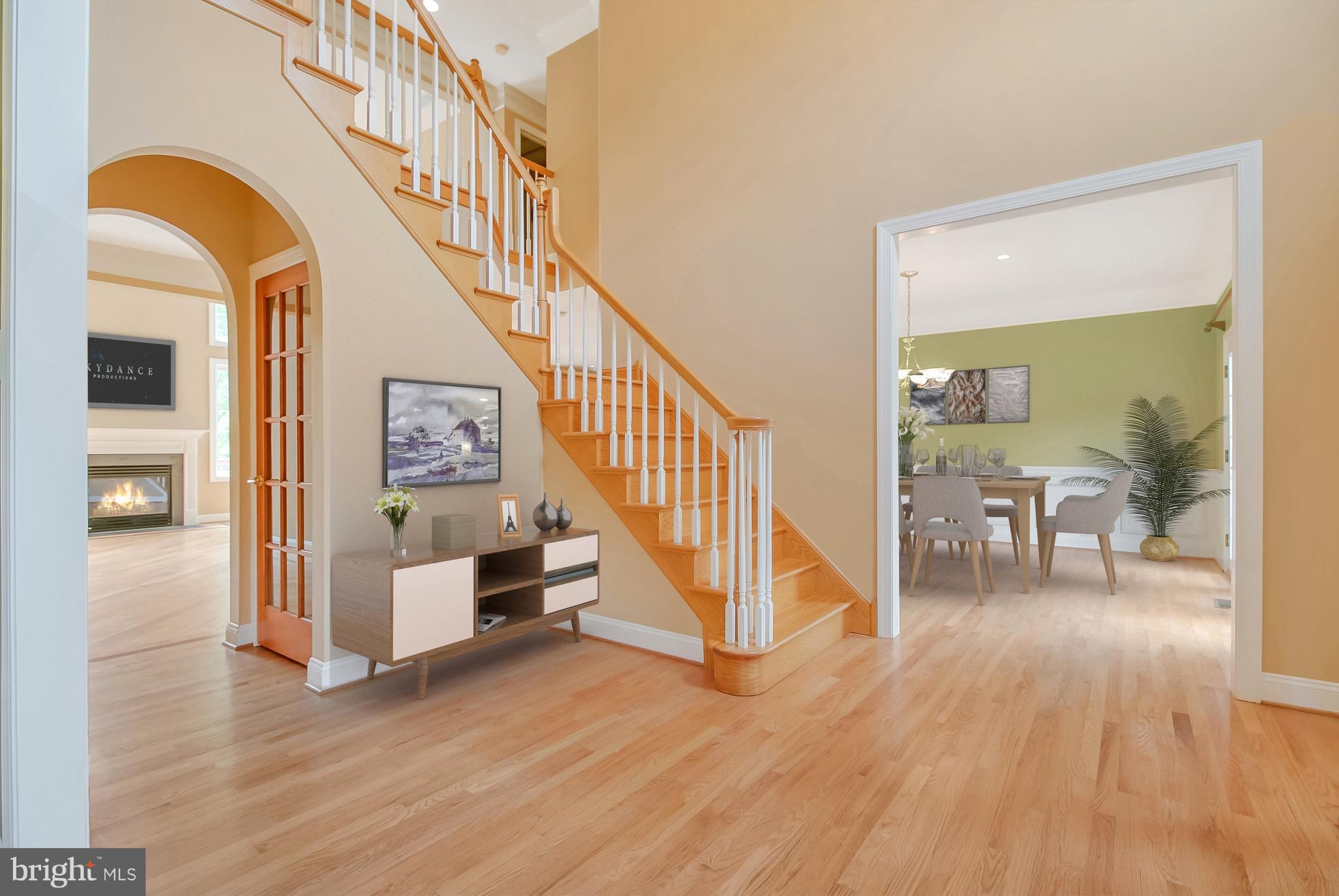 206 Fern Ridge Landenberg, PA 19350 - Photo 2 of 34 a view of entryway and hall with wooden floor