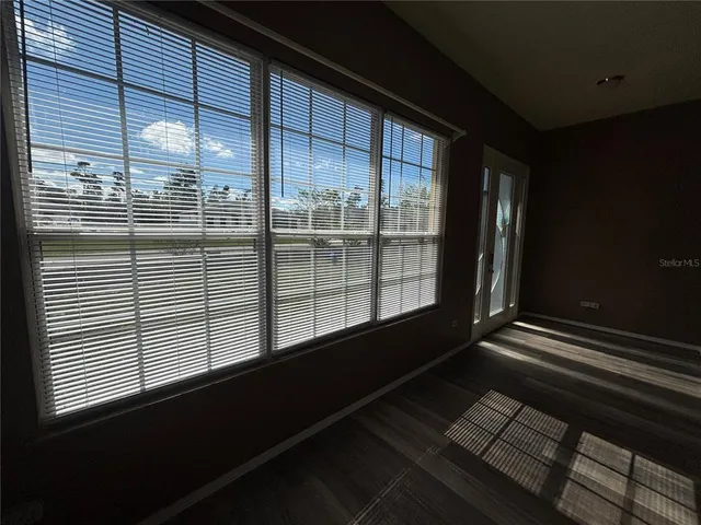 a view of an outdoor space and a yard