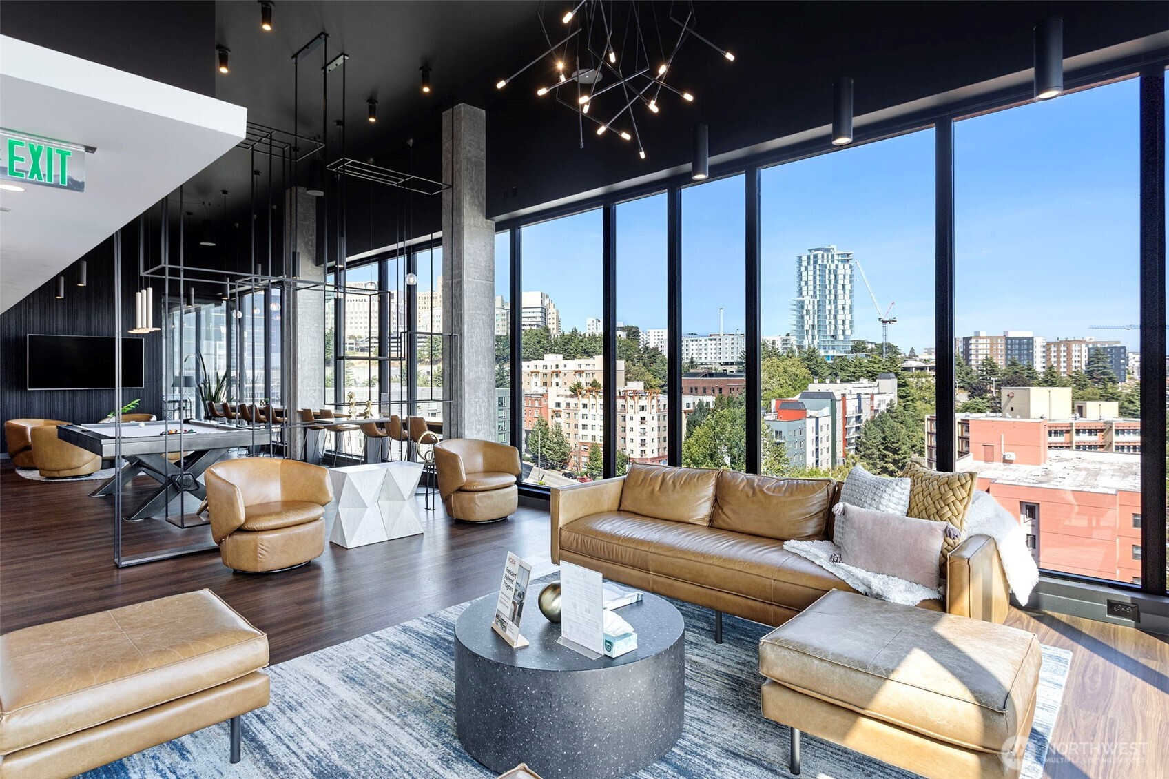 450 South Main Street, Unit 1005 Seattle, WA 98104 - Photo 17 of 33 a living room with furniture and a large window